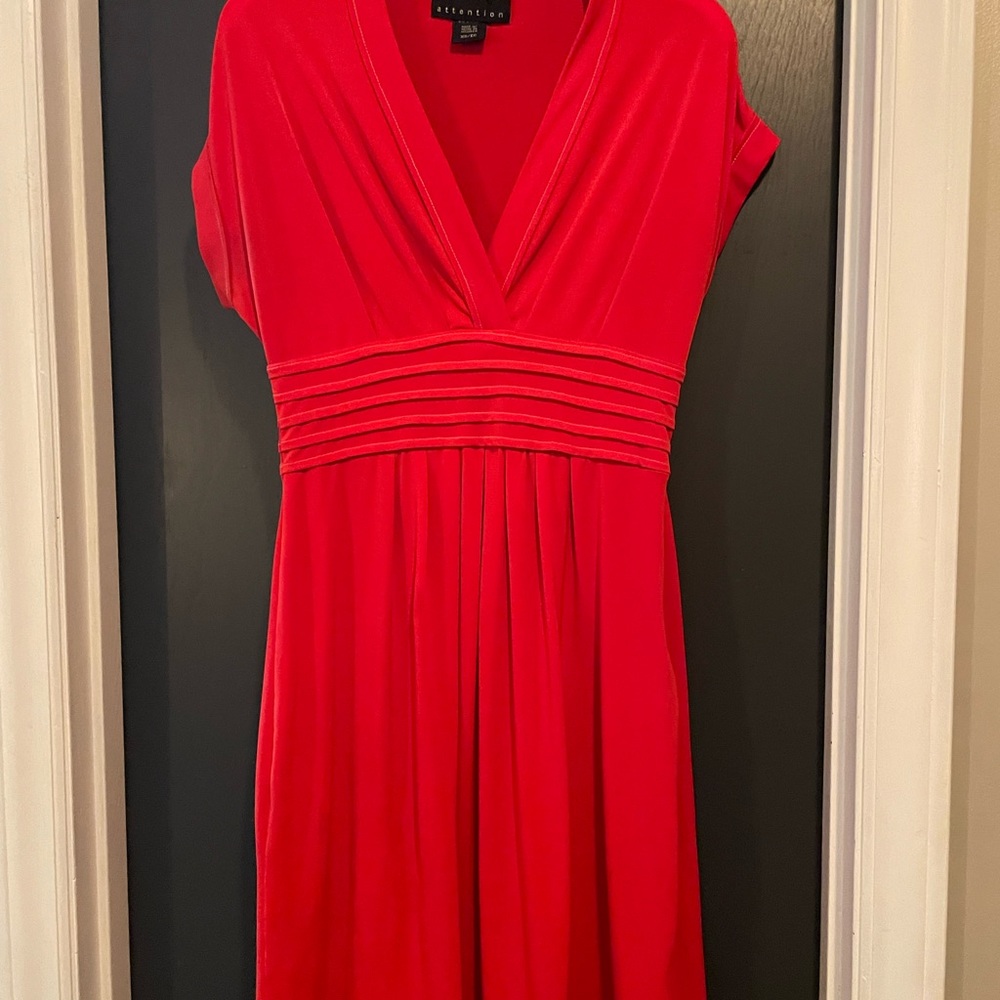 Red Mini Dress - Picture 2 of 3